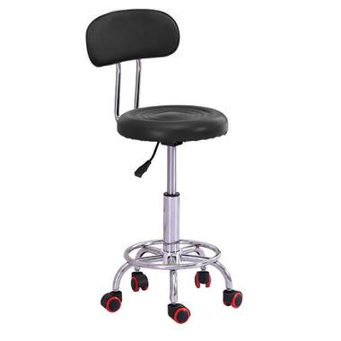 Adjustable height bar 2025 stool with wheels